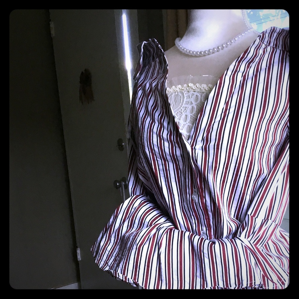 Caroline Constas ‘Persephone’ off-shoulder shirt